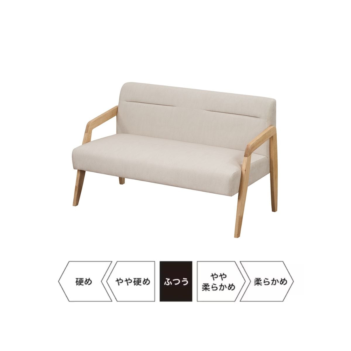 楽天市場】【NATURAL SIGNATURE】天然木 肘付き2Pソファ【玄関先迄納品