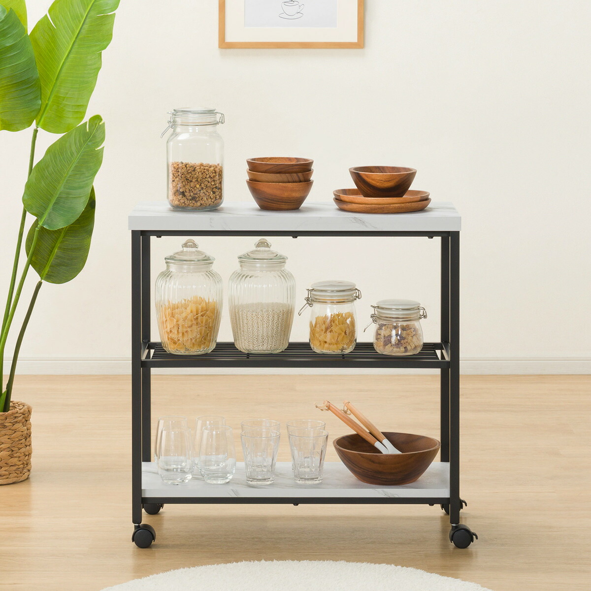 楽天市場】ワゴン (ステイン) ニトリ 【玄関先迄納品】 : ニトリ