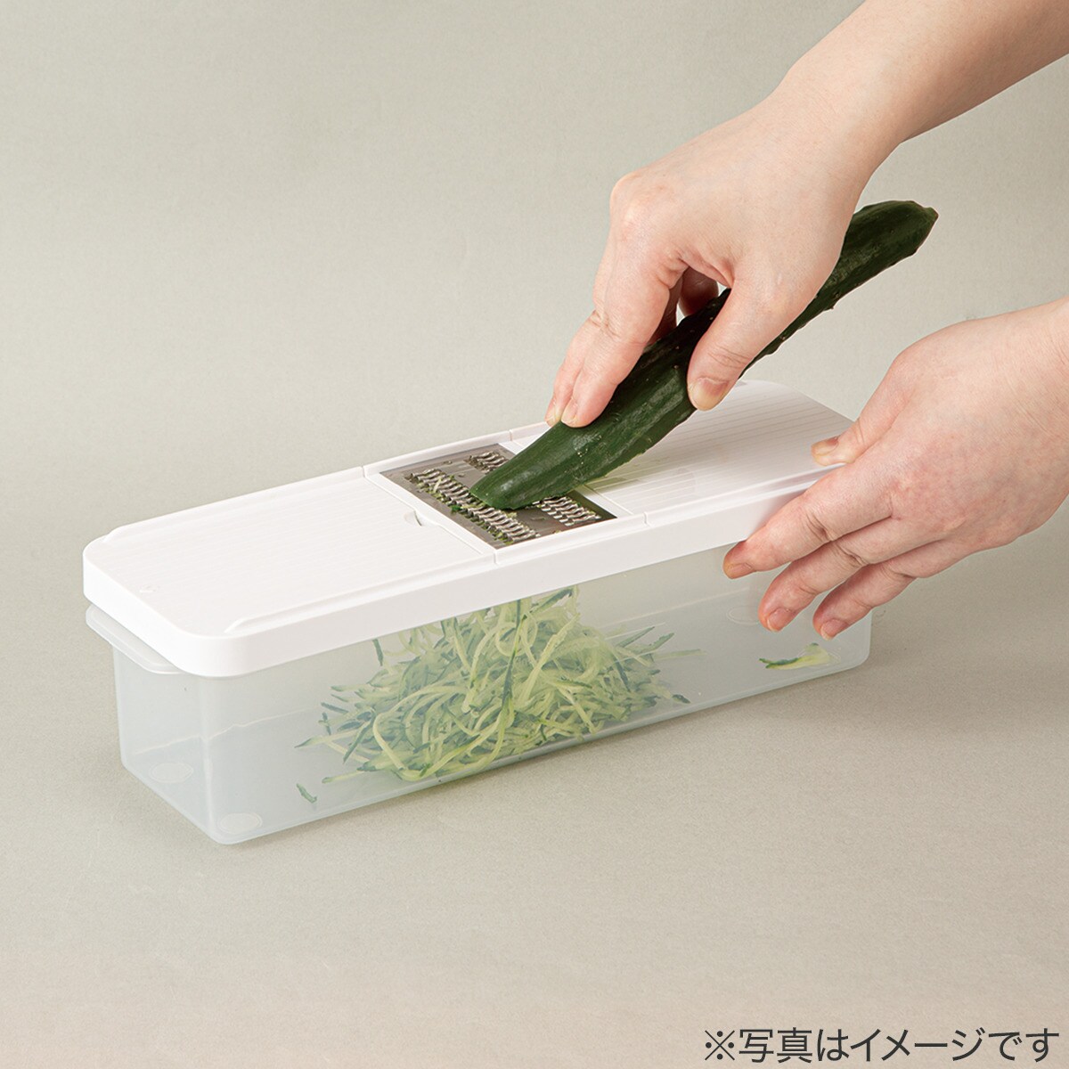 楽天市場】1台10役コンパクトスライサーザル付き保存容器セット(長方形