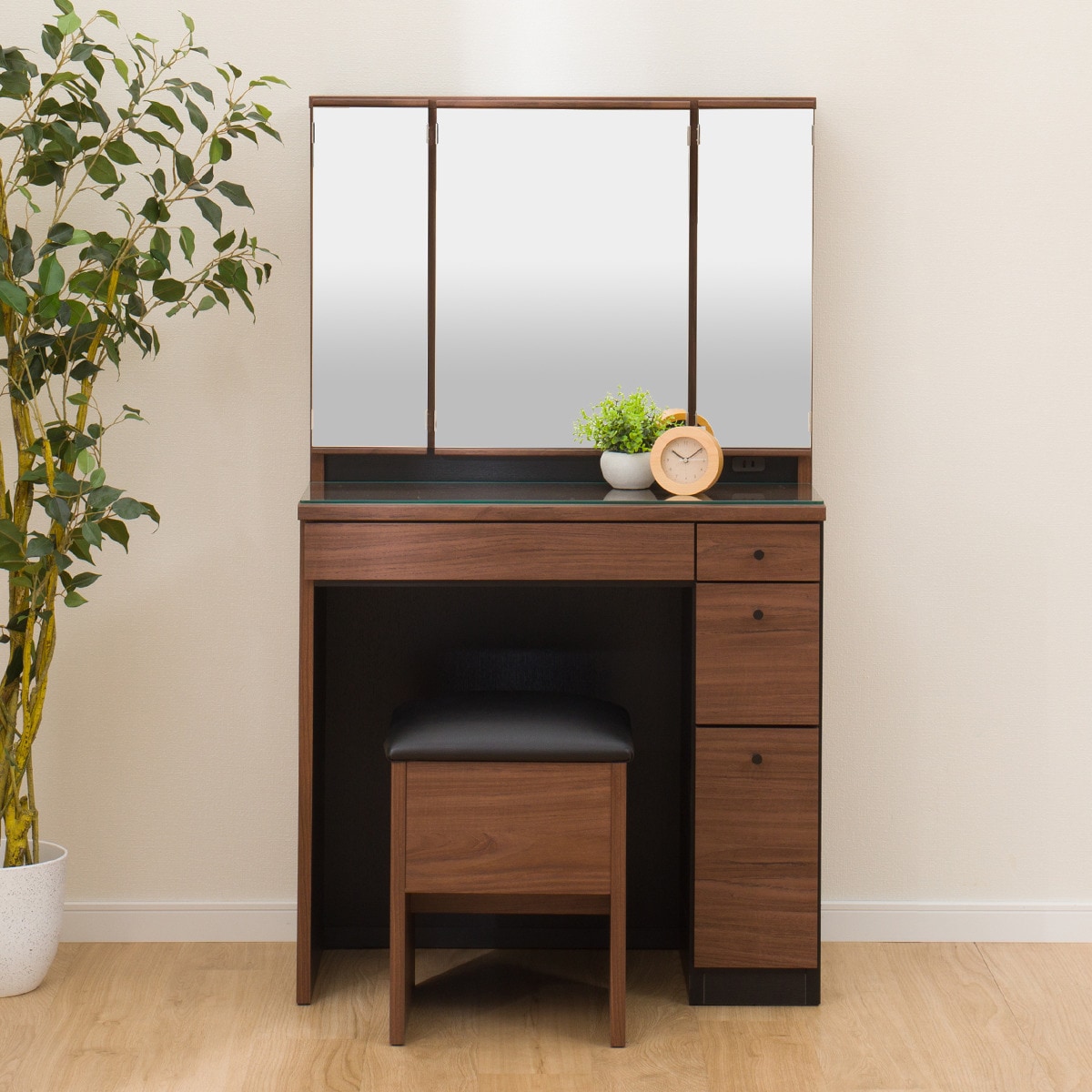 楽天市場】三面鏡ドレッサー (DR-007) ニトリ 【配送員設置商品】 【5