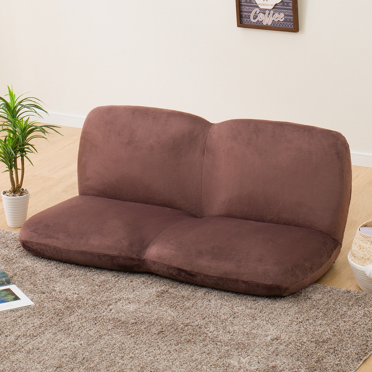 楽天市場】ローソファ ふっくらパン ニトリ メーカー直送・送料無料