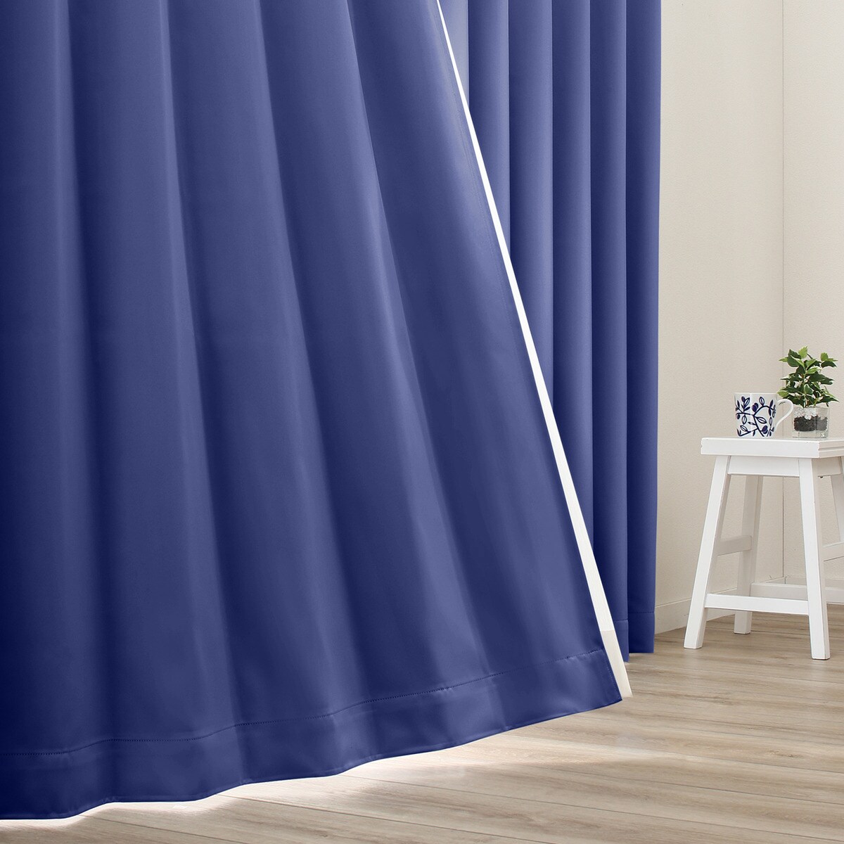 楽天市場】遮光1級・遮熱・防炎・156サイズ・44色カーテン ネイビー