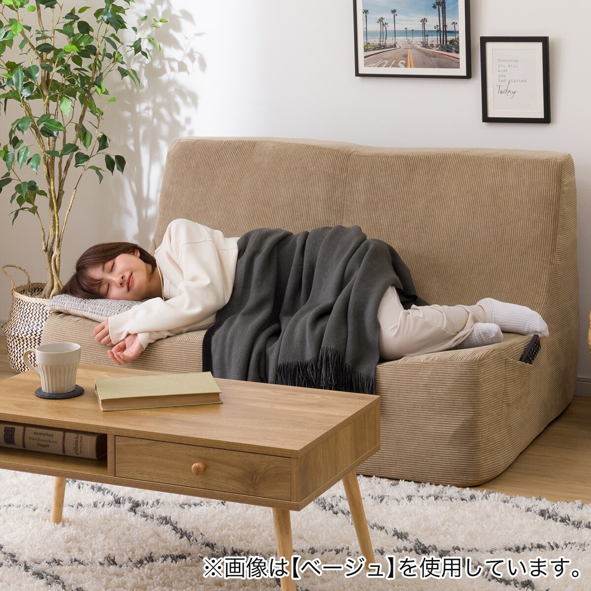 楽天市場】カバーリングコンパクトソファ 2人掛け リラックス2P （NV