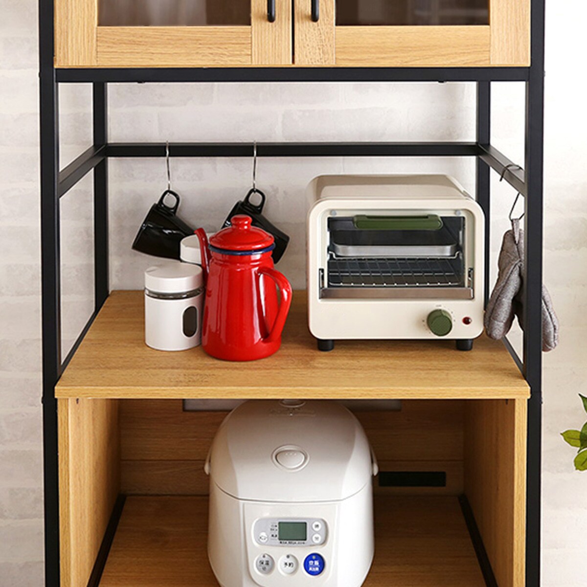 楽天市場】ヴィンテージスリム食器棚 ニトリ メーカー直送・送料無料