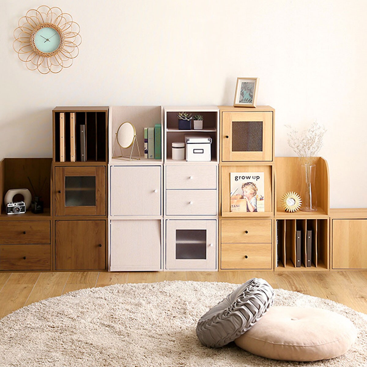 楽天市場】キューブラック 書類棚（WAL） ニトリ メーカー直送・送料