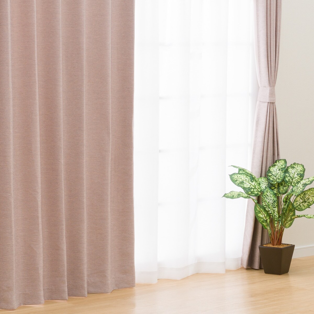 楽天市場】遮光・遮熱カーテン＆遮熱・遮像レース 4枚セット(DH03