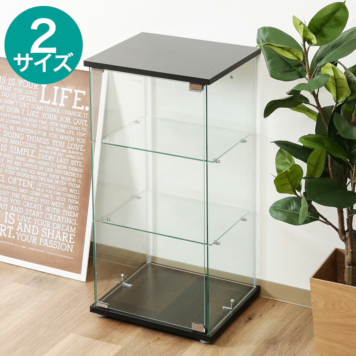 楽天市場】ガラスコレクションケース (クリアタイプ) ニトリ