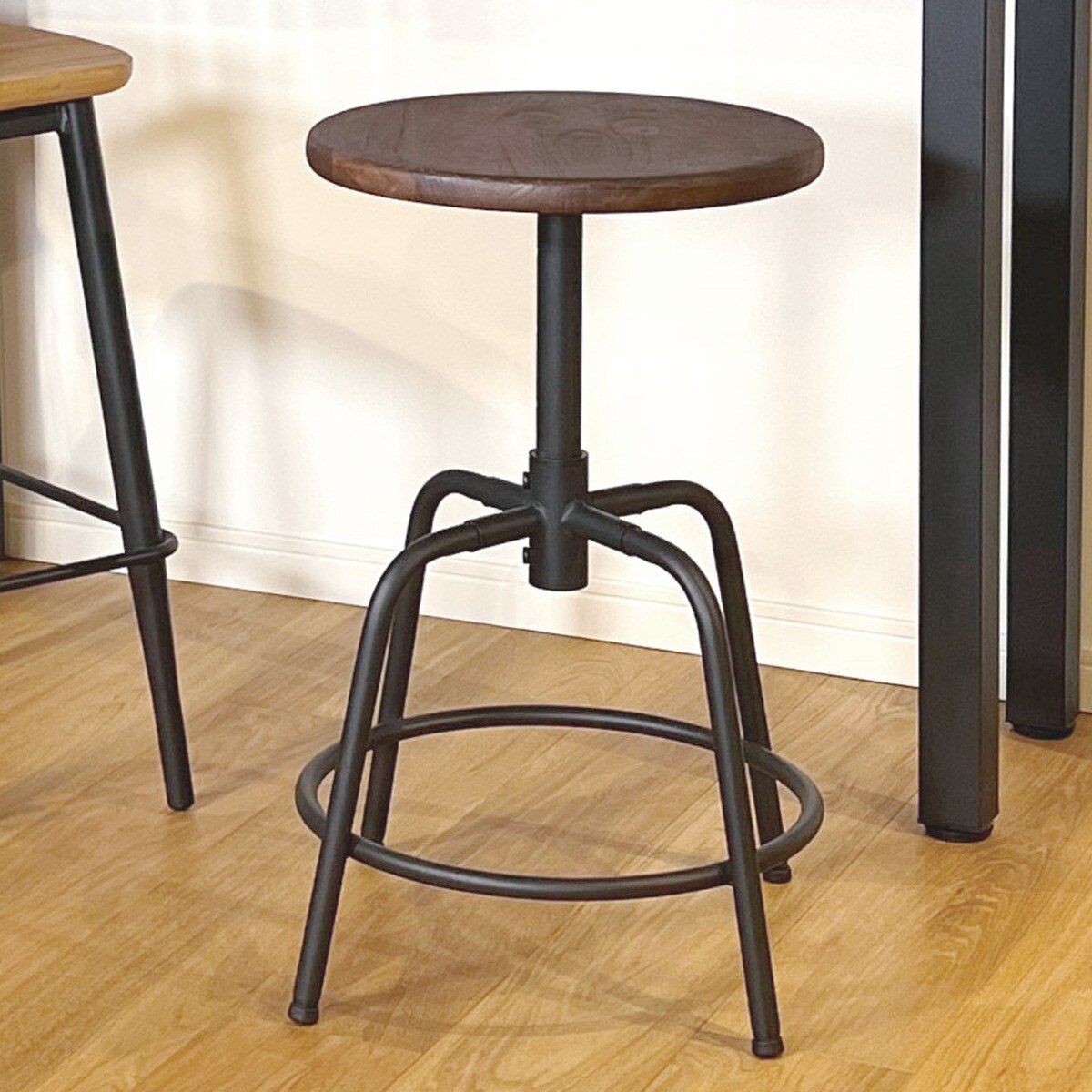 楽天市場】高さ調整が可能なウッディスツール ナチュラル ミドル