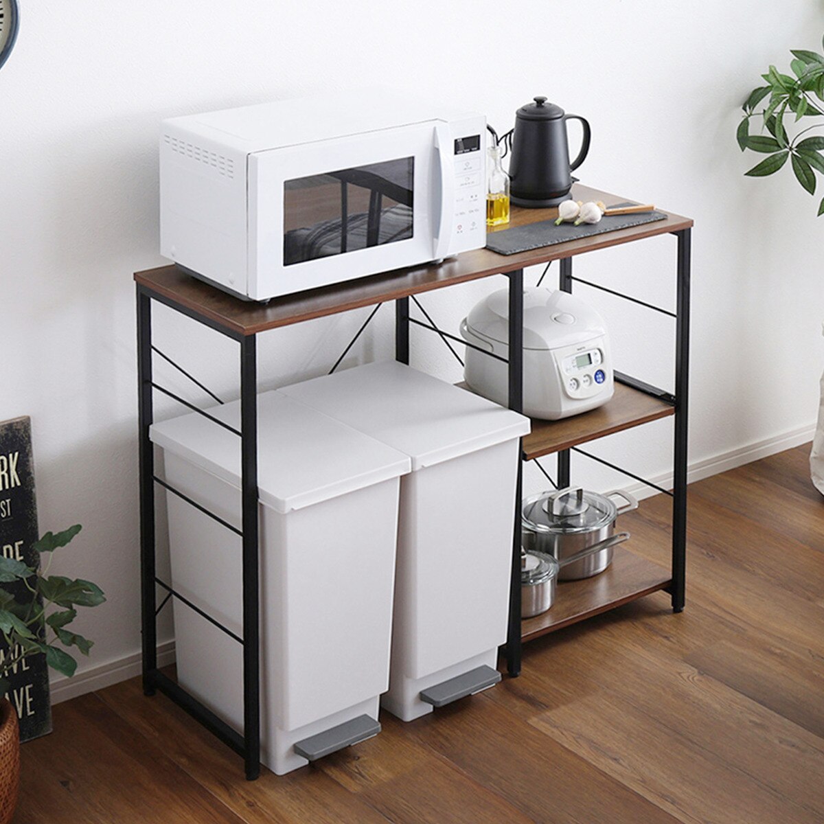 楽天市場】ヴィンテージキッチンカウンター (幅100cm) ニトリ