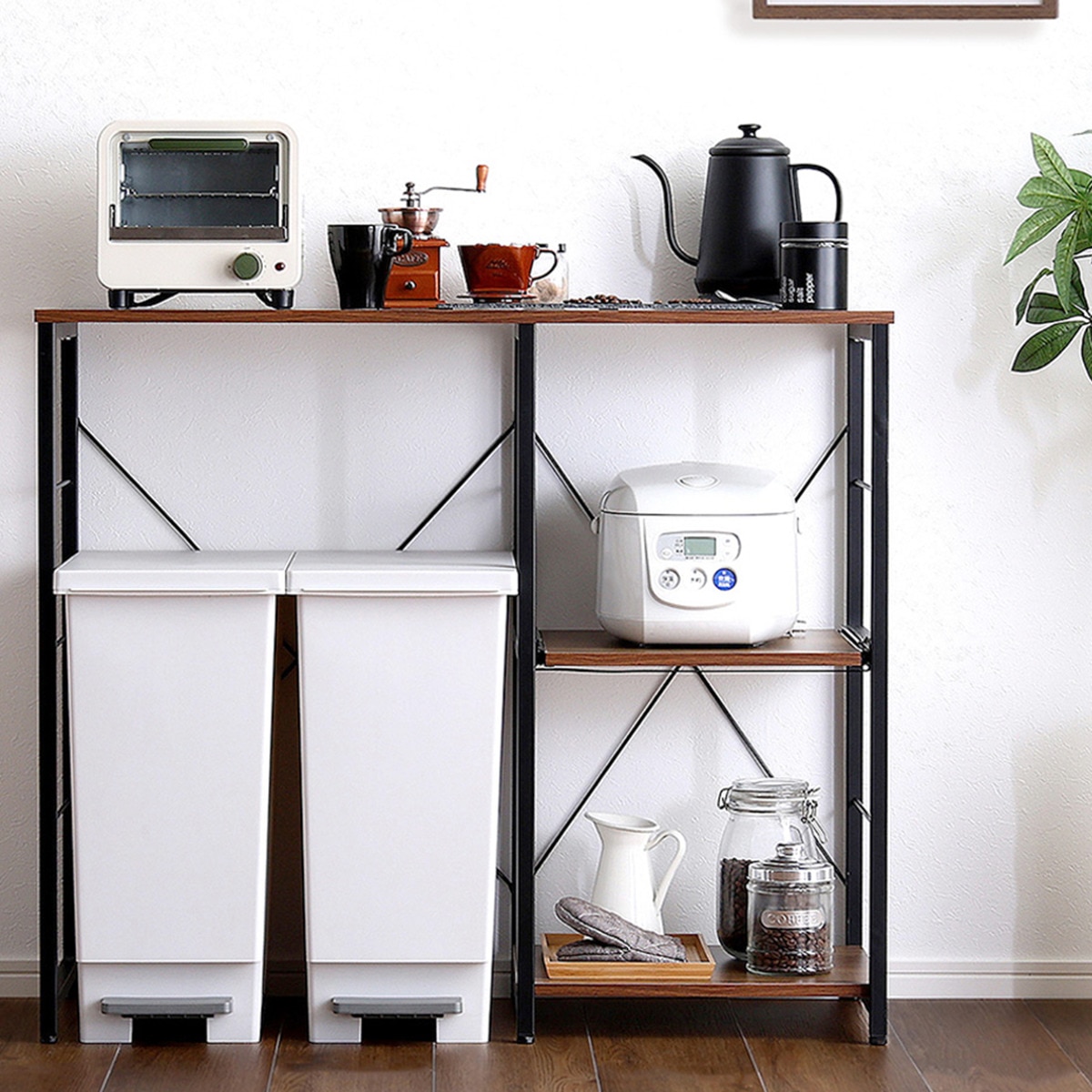 楽天市場】ヴィンテージキッチンカウンター (幅100cm) ニトリ