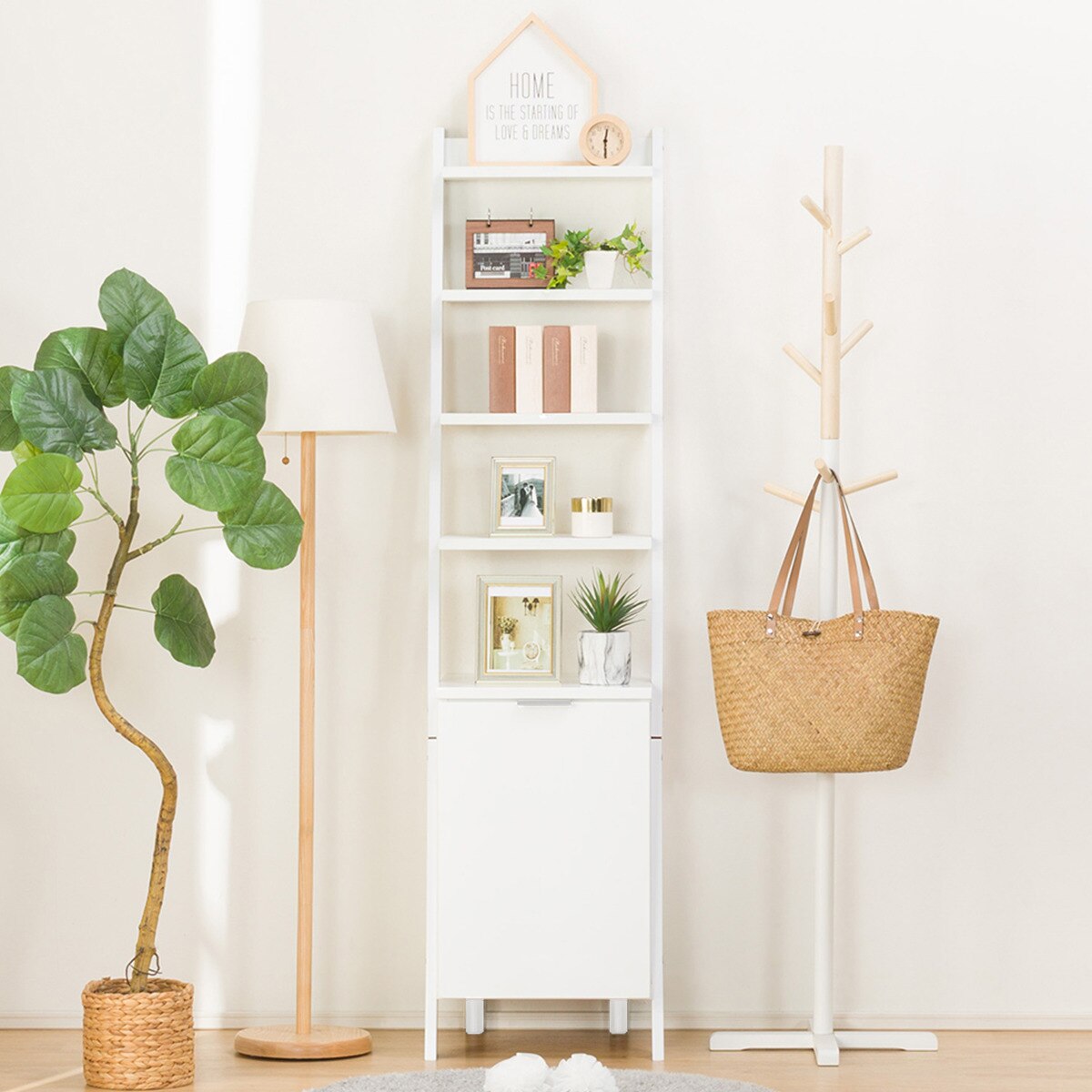 楽天市場】[幅45cm] サイドボードラック (エトナ40SBR WH/SI) ニトリ