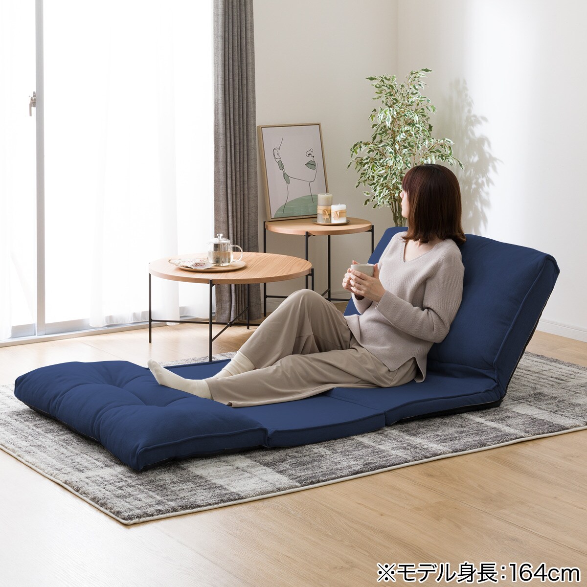 楽天市場】カジュアルソファ (CS-N02KID NV) ニトリ 【玄関先迄納品