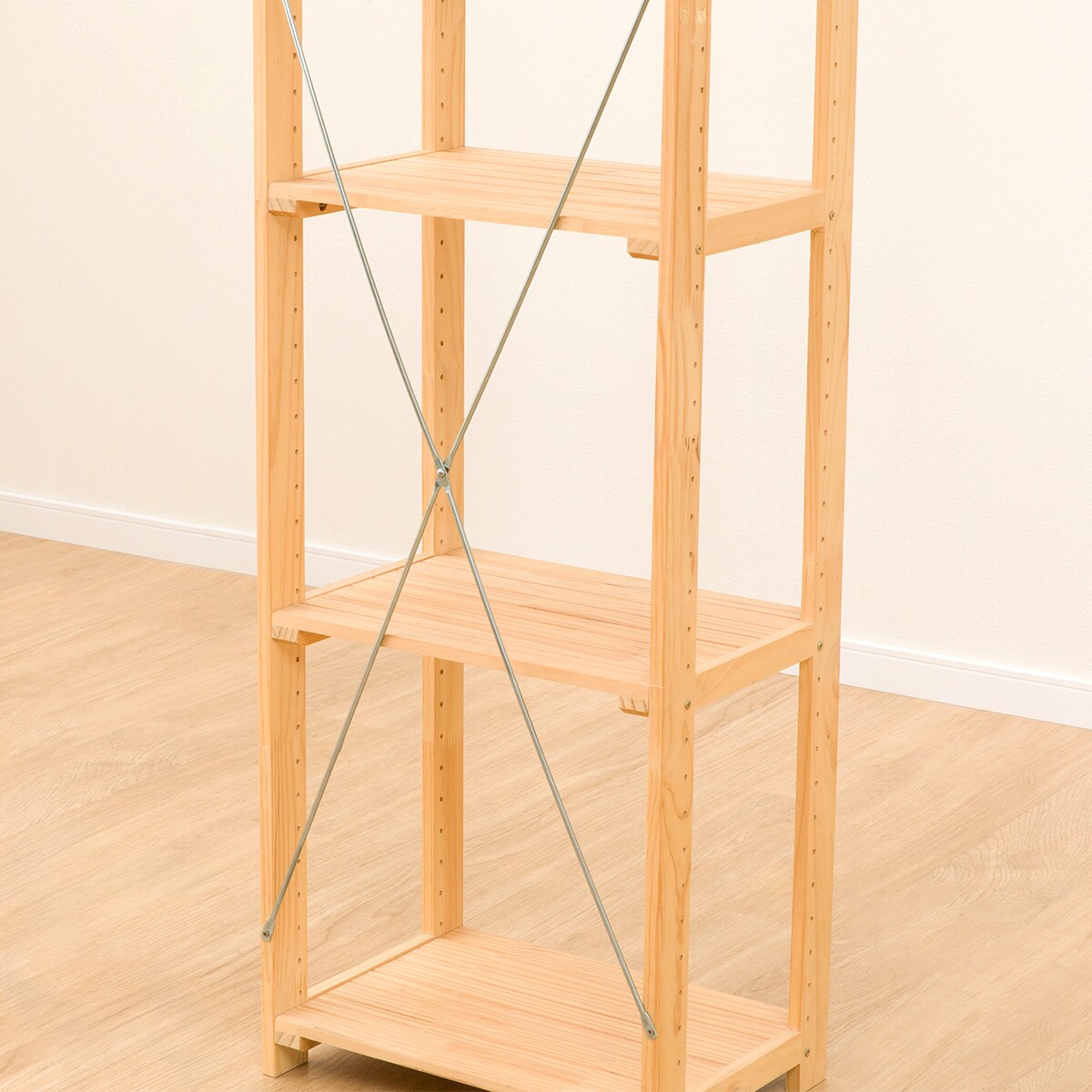 楽天市場】[幅42.5cm]パインラック マンクス4330 (3段) ニトリ 【玄関