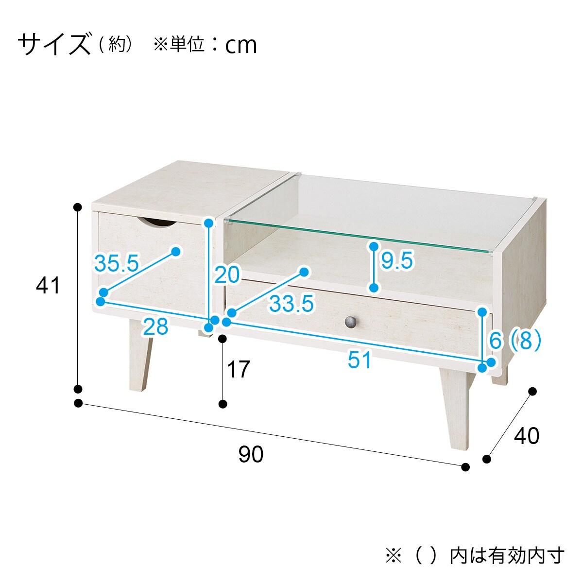 楽天市場】[幅90cm] ドレッサーテーブル (リズバレー9040T) ニトリ