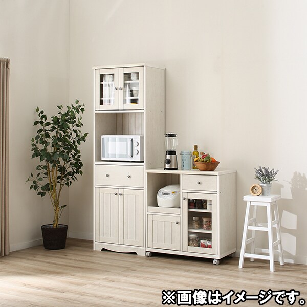 楽天市場】[幅74cm] カウンターワゴン (リズバレーSLM8075S) ニトリ