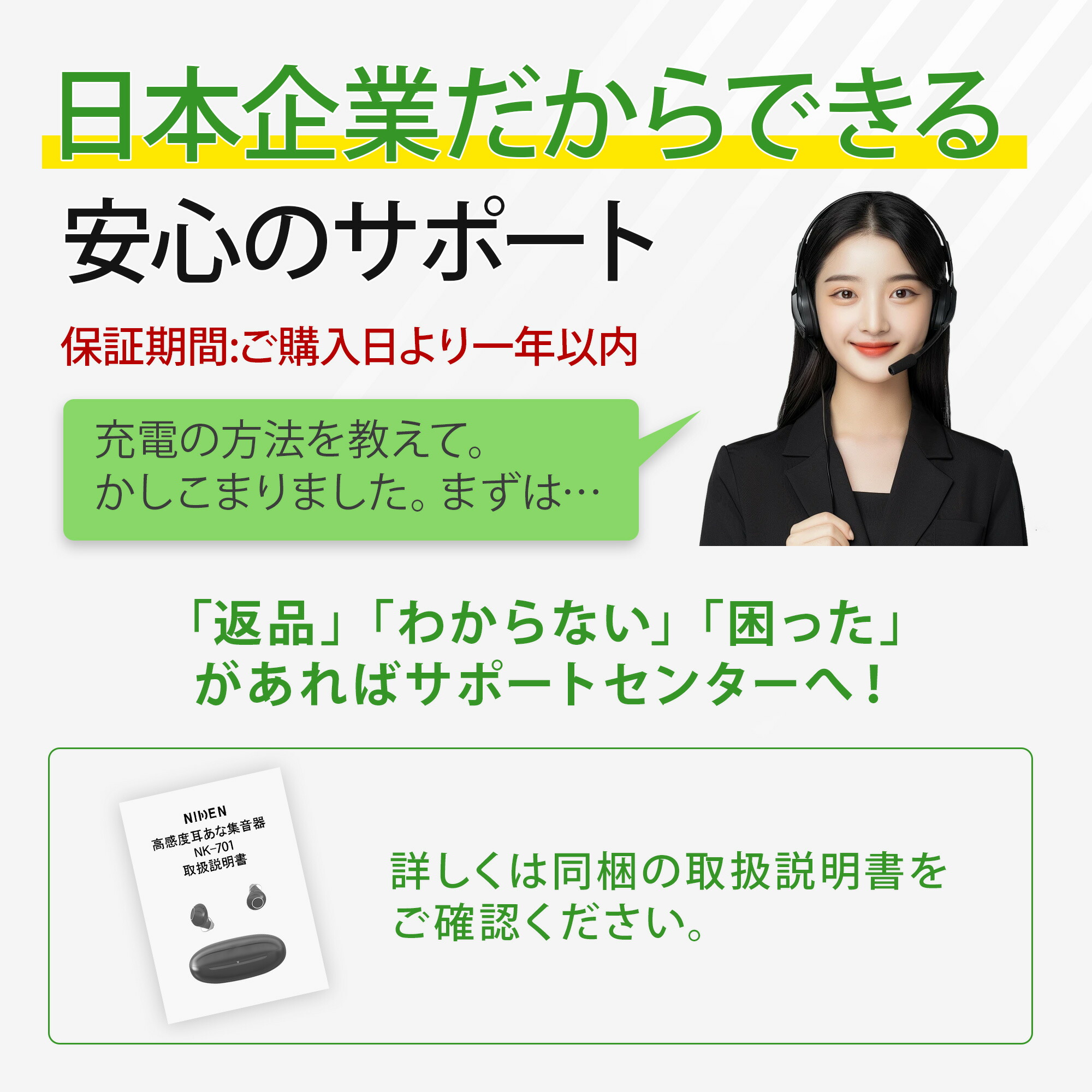楽天市場】【日本製集音器】八代亜紀さん推薦 NIKEN 集音器 1年間保証