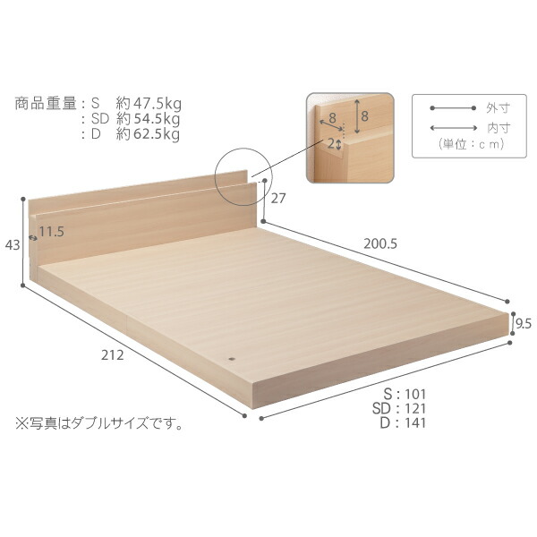 楽天市場】並べる2台セット ローベッド 連結ベッド フレームのみ