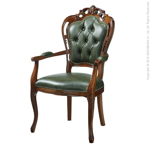 楽天市場】イタリア家具を手の届く価格で クラシック 革張り 肘付き