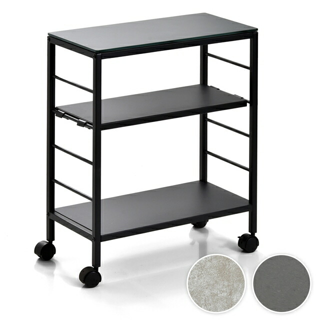 楽天市場】使い方色々 セラミック天板 キッチンワゴン 【送料無料