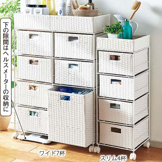 楽天市場】洗面所 収納 ランドリー 収納 サニタリー収納 チェスト