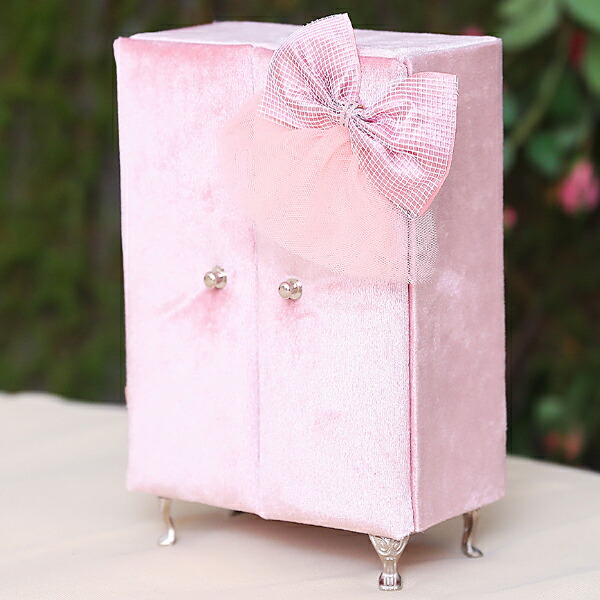 楽天市場】【送料無料】アクセサリー収納に♪可愛いリボン付ミニ