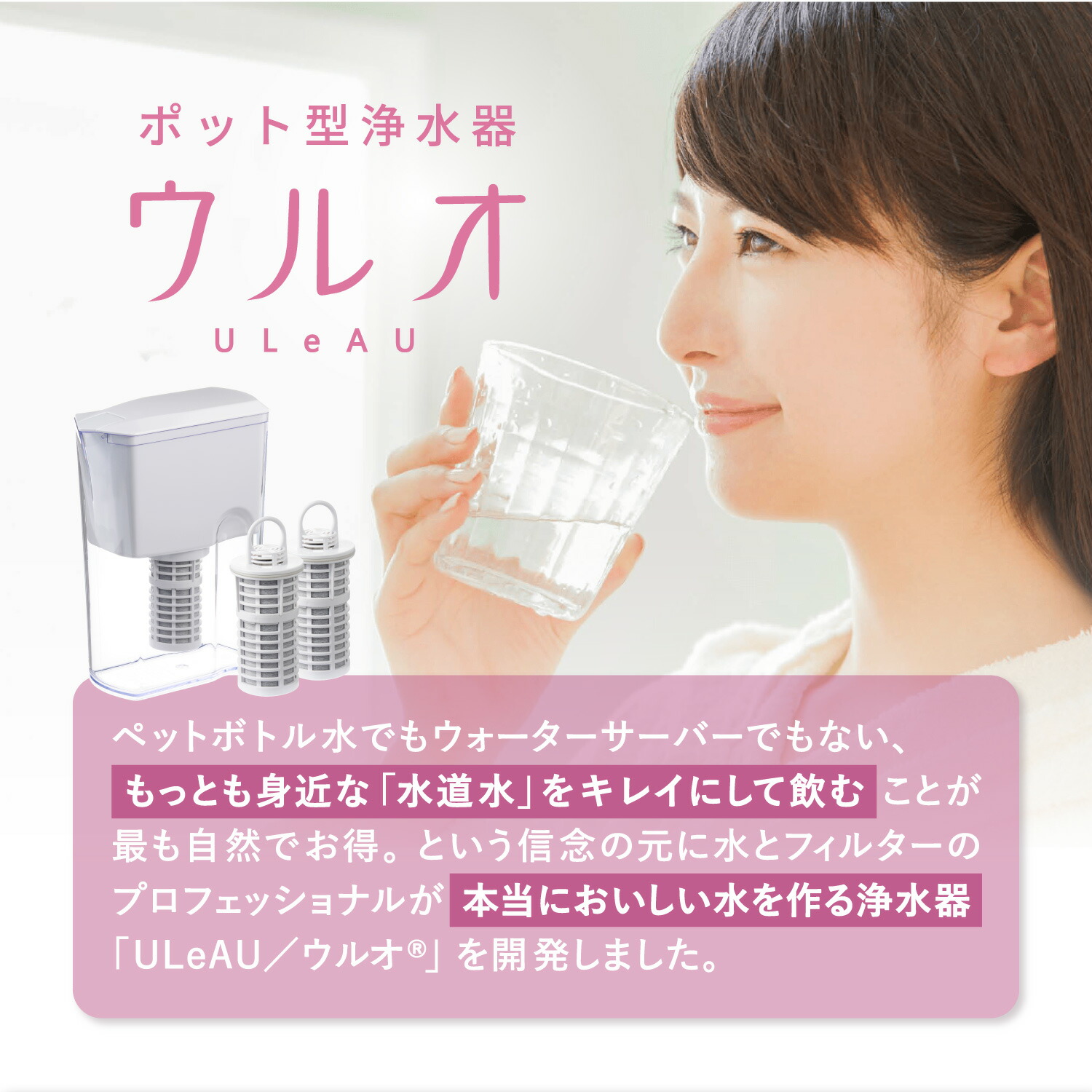 楽天市場】ULeAU ウルオ 浄水器 交換用フィルターカートリッジ 2-3点