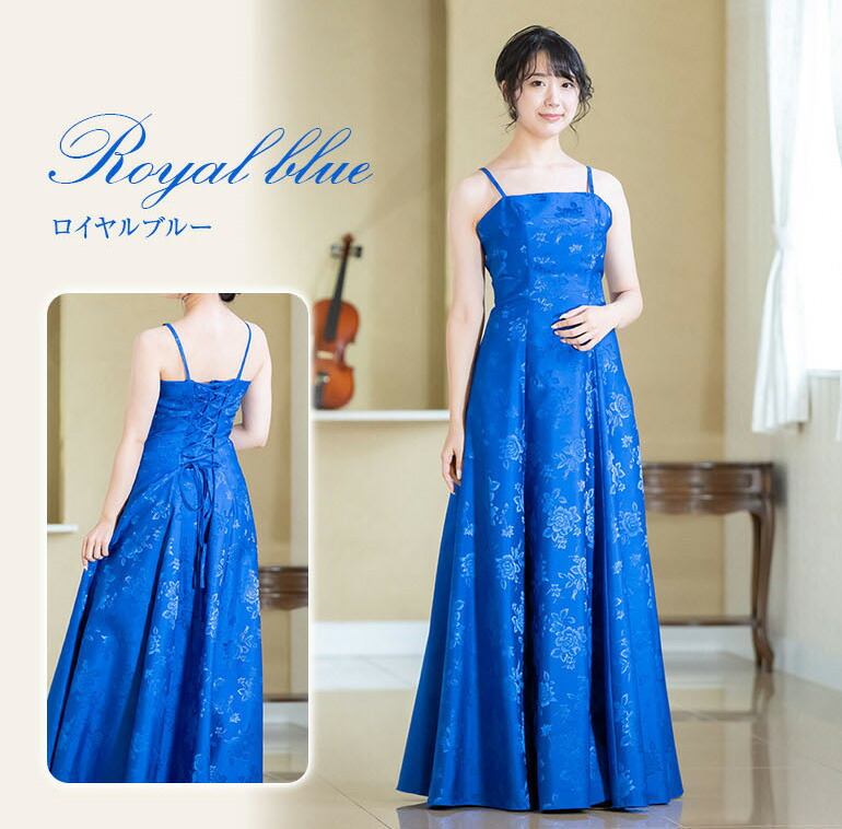 楽天市場】演奏会用ドレス 演奏会 ドレス ロング バラ柄シャンタンの