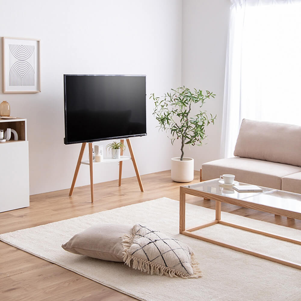 楽天市場】【楽天 スーパーSALE☆ポイント10倍】 棚付きテレビスタンド