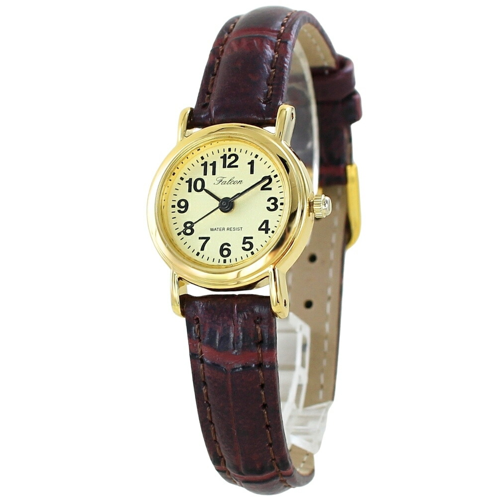 楽天市場】シチズン Q&Q 腕時計 レディース ゴールド ブラウン レザー