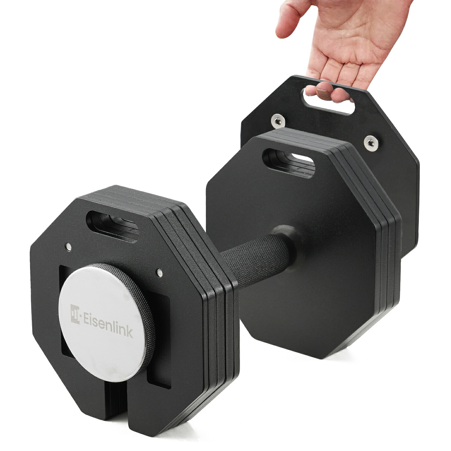 楽天市場】Eisenlink 可変式ダンベル 4~36KG 2KG刻み 最大17段階調整