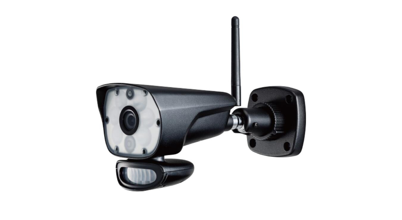 未使用品防犯ワイヤレスフルHDカメラ&モニターセット増設用カメラ付き