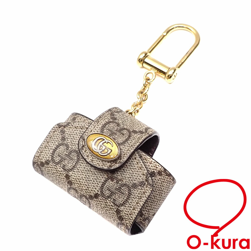 GUCCI AirPodsProケース GGスプリーム 正規品 キーホルダー付き GUCCI