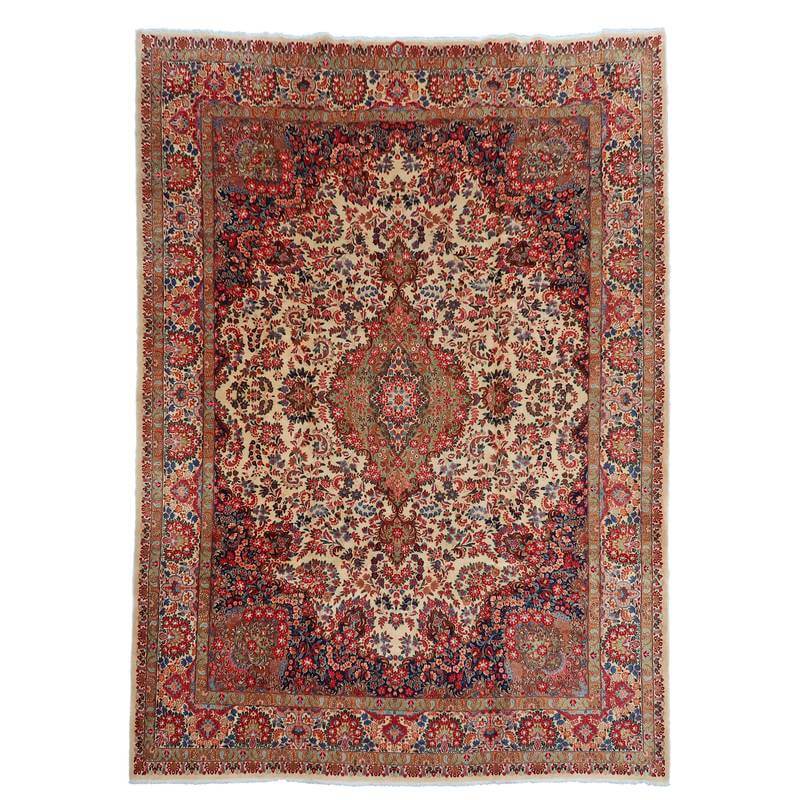 楽天市場】アンティーク ペルシャ絨毯 イラン・ムード／1900年代／ 394