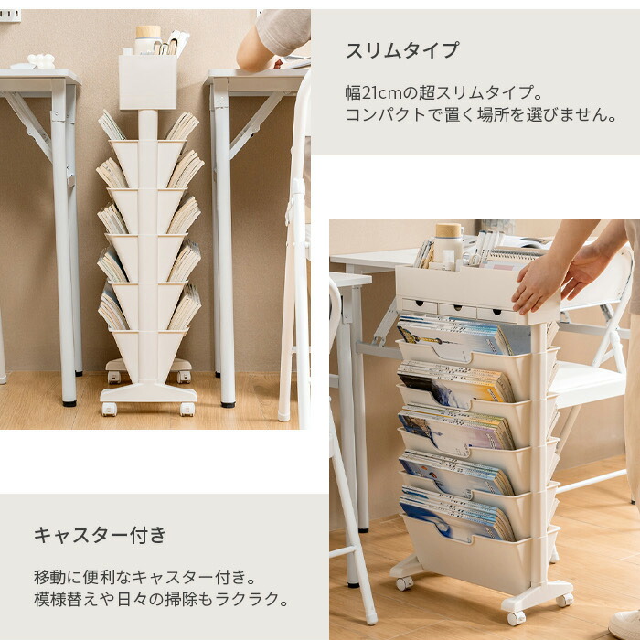 楽天市場】＼3月6日スーパーSALE!!+39店2倍!／ マガジンラック スリム