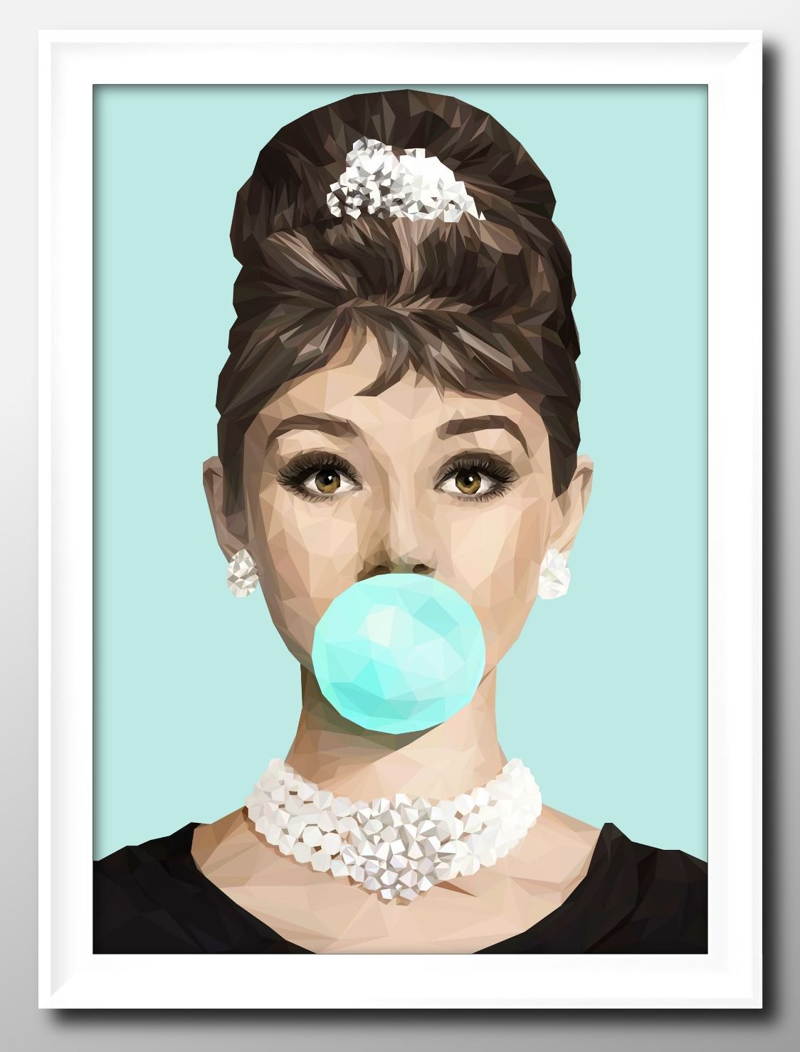 楽天市場】オードリー ヘップバーン グラフィックアート A3 サイズ