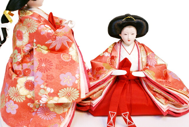 楽天市場】雛人形 吉徳大光 七段飾り 十五人揃い 602-024 赤毛氈