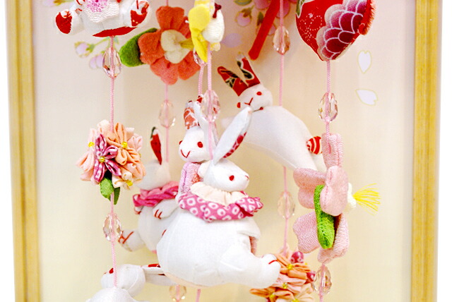 楽天市場】つるし雛 久月 アクリルケース入り さげもん 吊るし飾り 咲