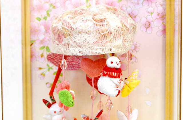 楽天市場】つるし雛 久月 アクリルケース入り さげもん 吊るし飾り 咲