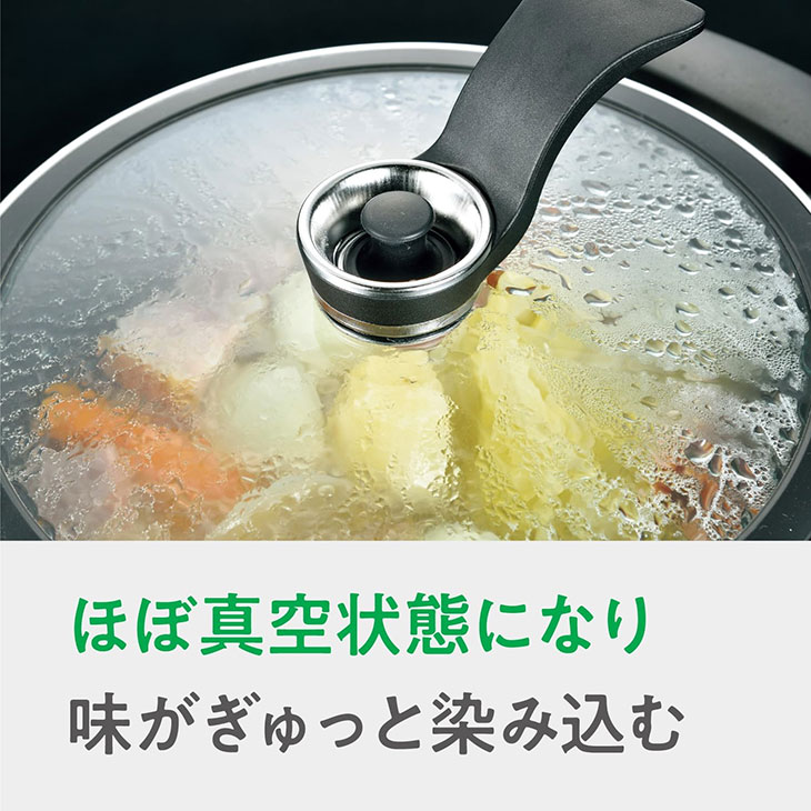 楽天市場】ビストニア 真空 煮込み鍋 19cm 減圧鍋 真空調理 真空煮込み
