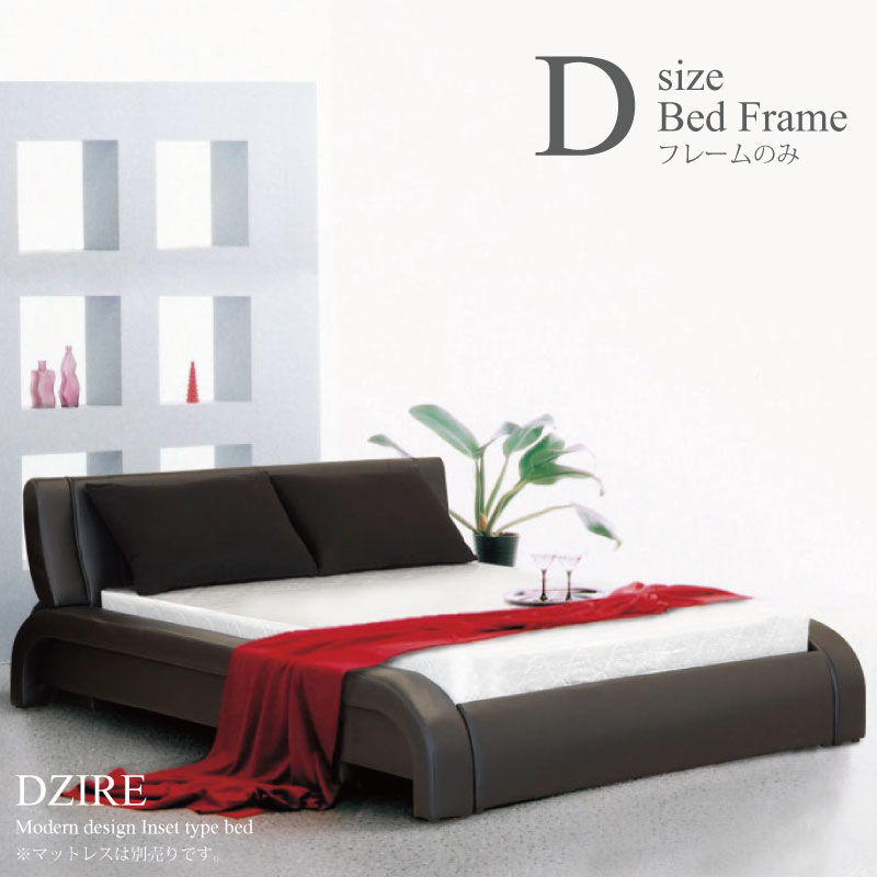 楽天市場】【期間限定 1000円OFFクーポン対象】 レザーベッド ダブル