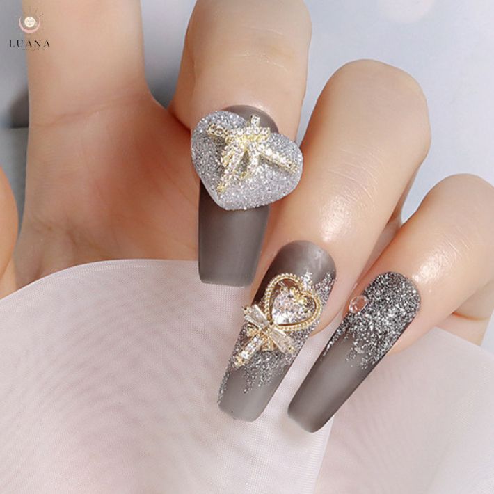 楽天市場】ポイント10倍ネイルパーツ ハート ステッキ 2個 キラキラ