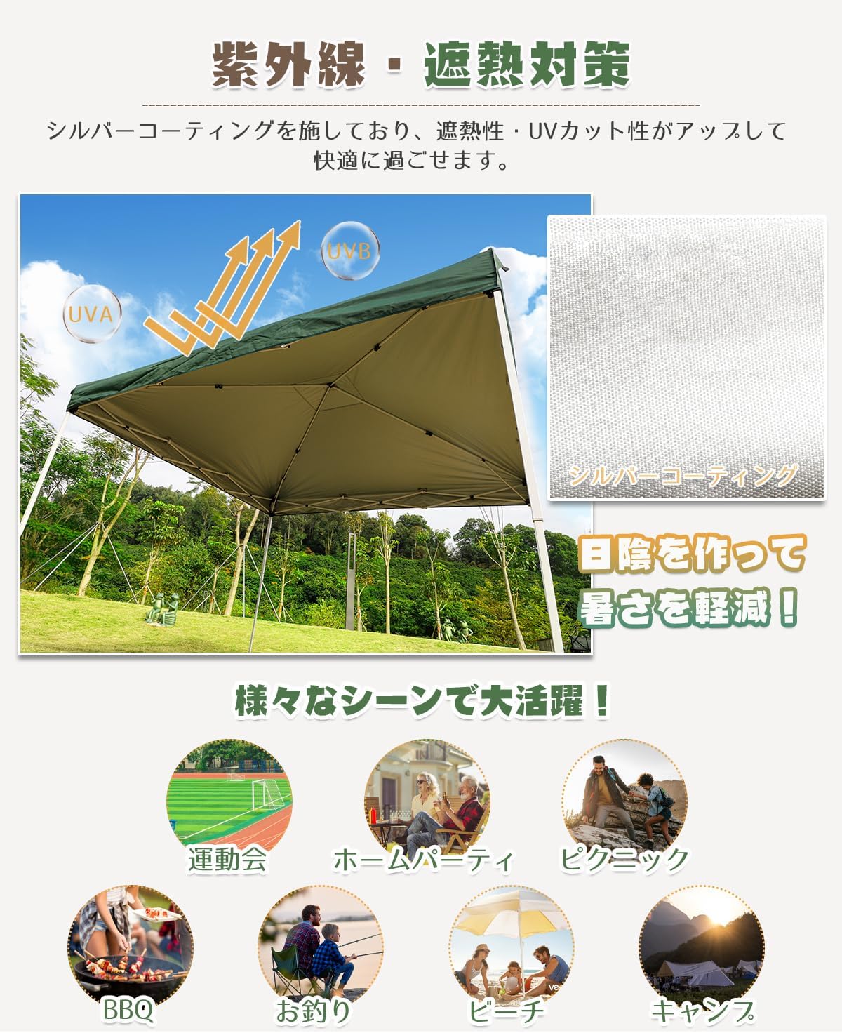 楽天市場】【SS限定☆15%OFF券＆P5倍】CYFIE タープテント 2x2m