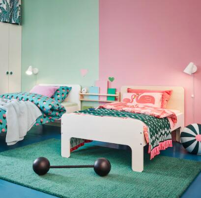 楽天市場】IKEA イケア 伸長式ベッドフレームとすのこ（組み合わせ