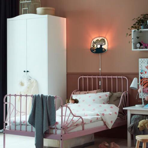 楽天市場】【NEW】IKEA イケア MINNEN ミンネン伸長式ベッドフレームと