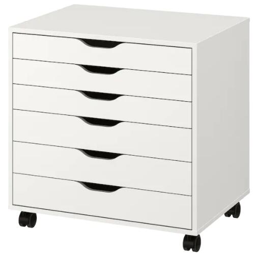 楽天市場】ALEX アレクス 引き出しユニット キャスター付き, ホワイト