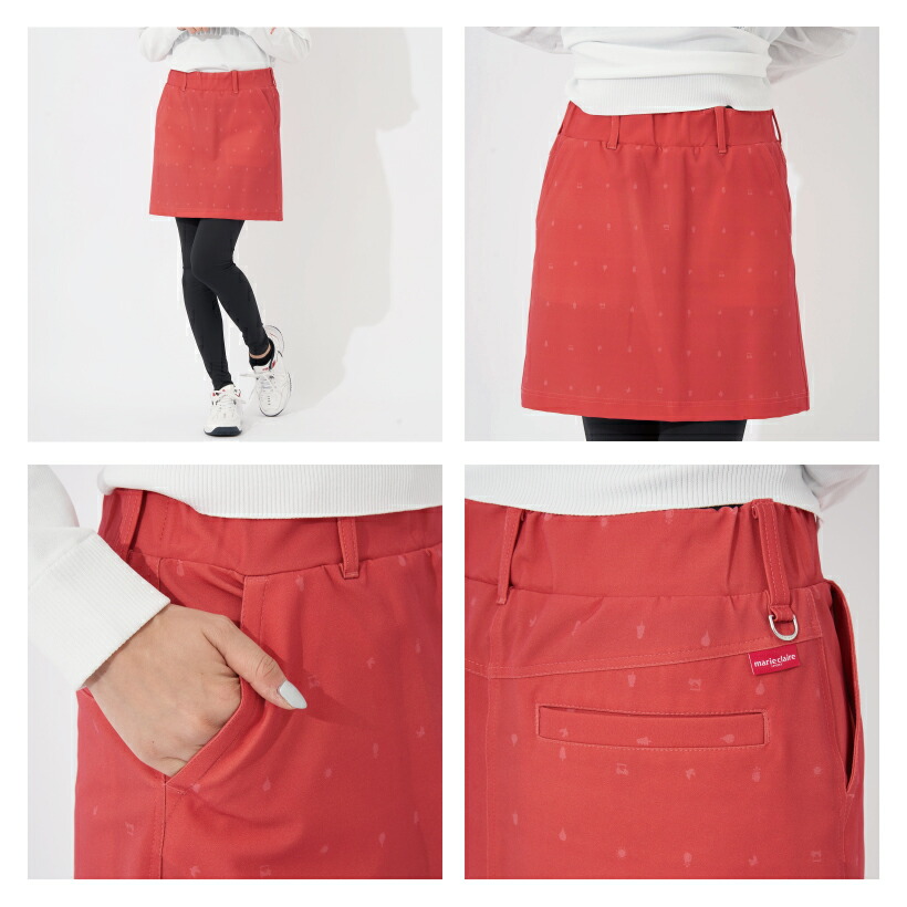 楽天市場】レディース 飛び柄 レギンス付きスカート レギスカ UVカット