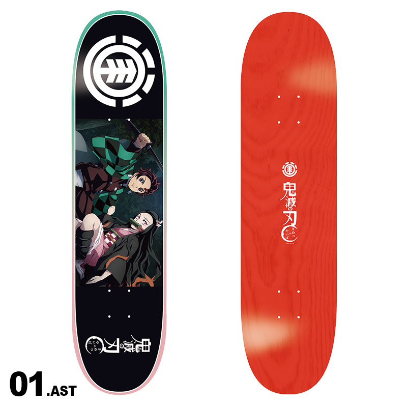 楽天市場】ELEMENT/エレメント スケートボード デッキ単品 鬼滅の刃