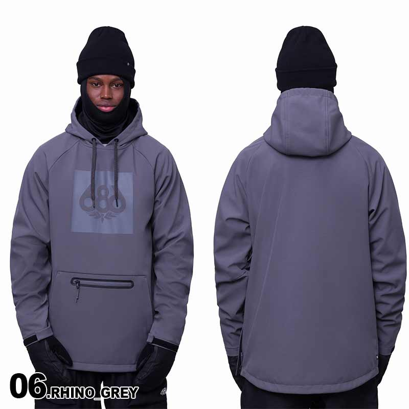 楽天市場】686/シックスエイトシックス メンズ 撥水パーカー ピンク