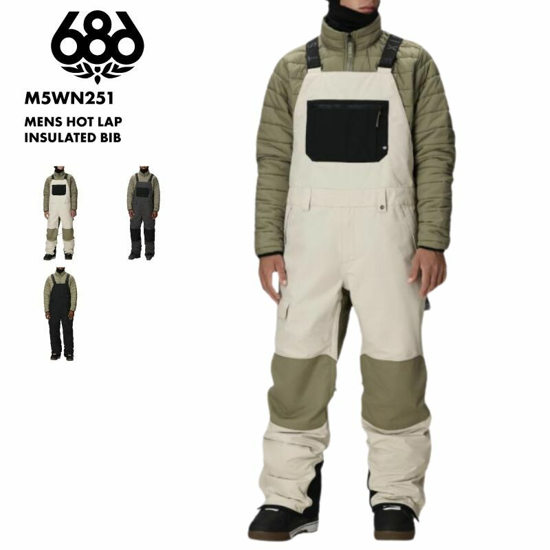 楽天市場】686/シックスエイトシックス メンズ スノービブパンツ MENS