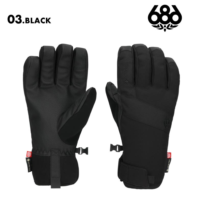 楽天市場】686/シックスエイトシックス メンズ GORE-TEX 5指グローブ
